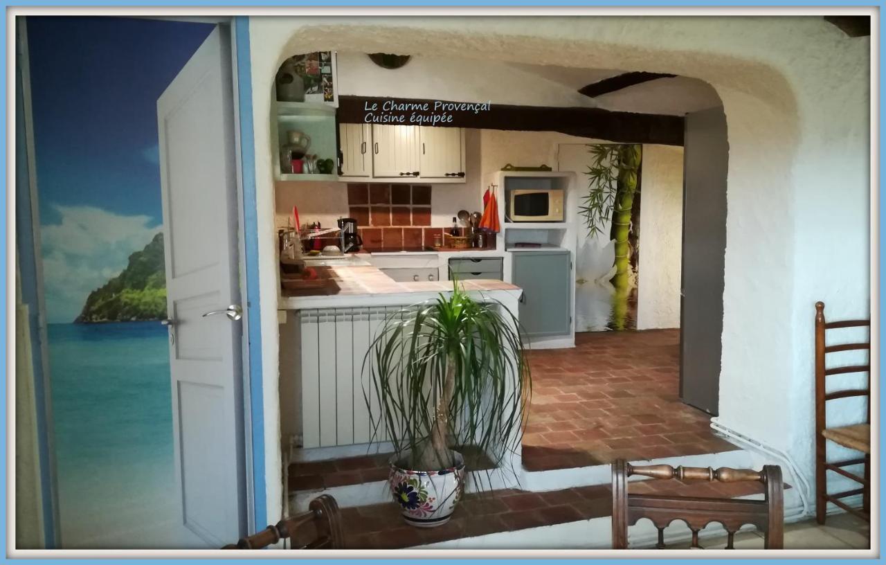 Le charme provençal - studio 4 couchages - Axelle Loc'Appart Lorgues Exterior foto